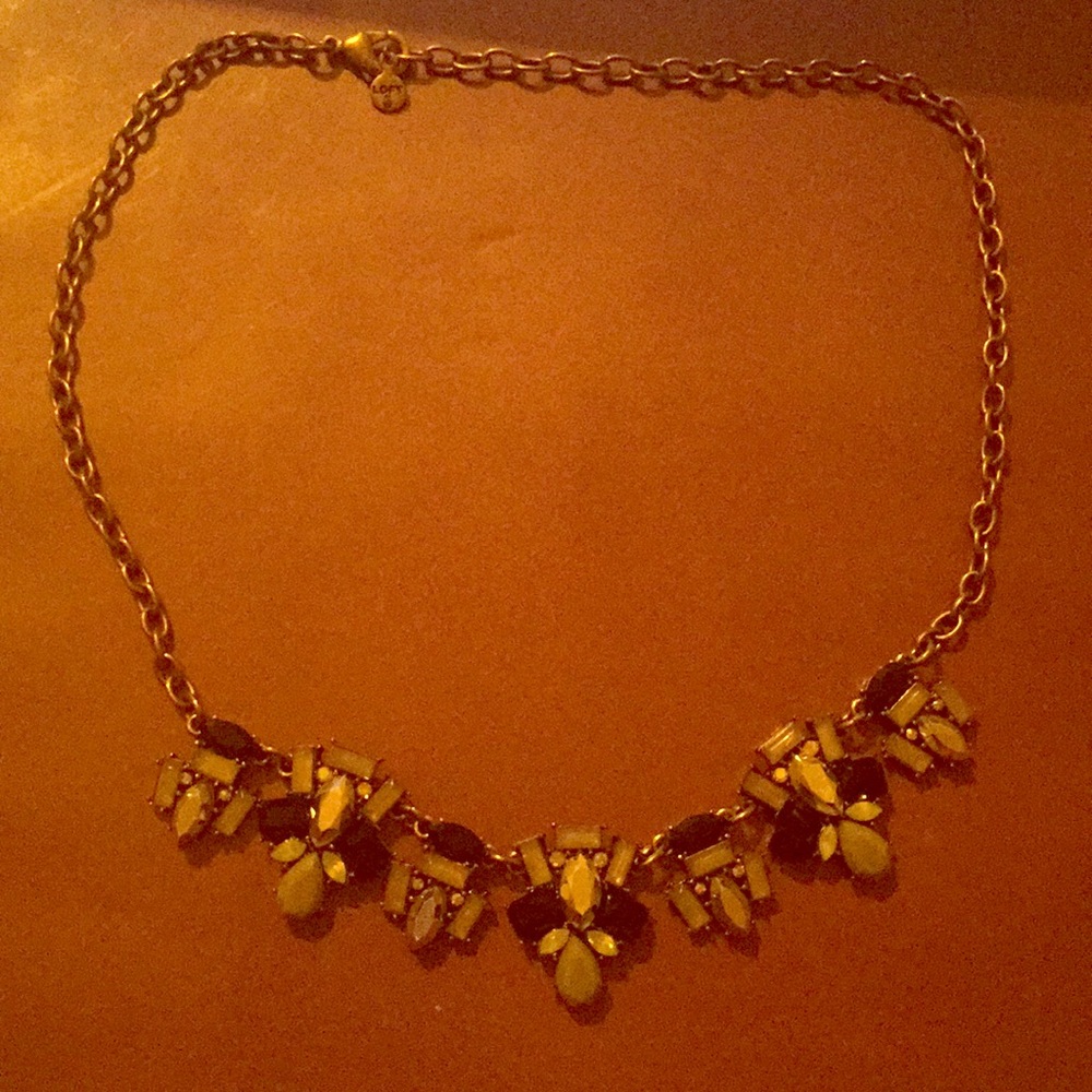 Loft Black/Gray Statement Necklace